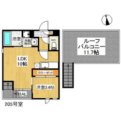 井尻駅 徒歩8分 2階の物件間取画像